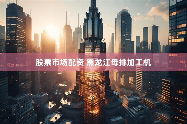 股票市场配资 黑龙江母排加工机